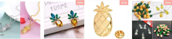 Pineapple Design Jewelries and Accessories