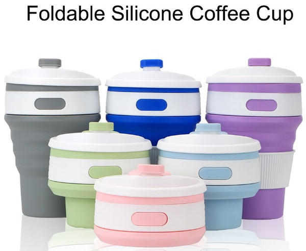 Collapsible Food Grade Safety Silicone Cup with Compact Design