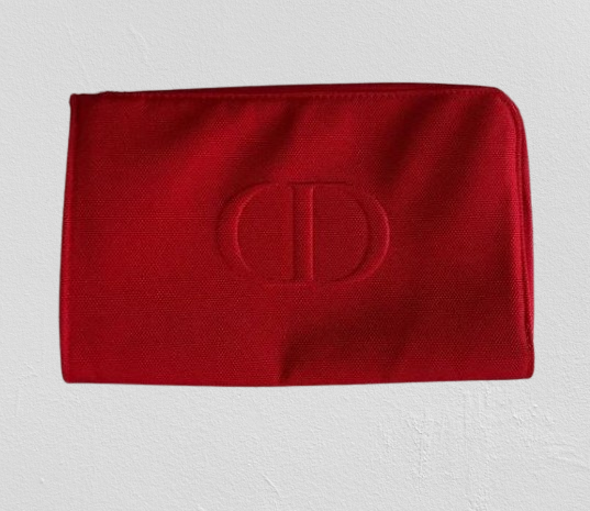 NWOT Dior Beauty Red Cosmetic Makeup Bag. Women's Accessories