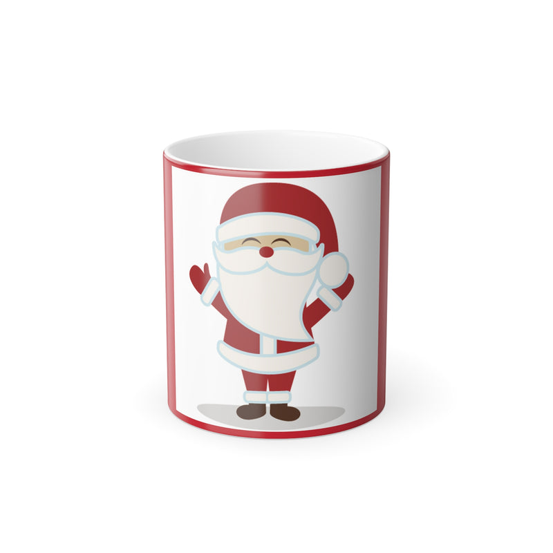 Color Morphing Mug, 11oz Christmas Mug Holiday Season Gift Giving Family Gathering Yuletides Season Family Gifts Christmas Day Cup