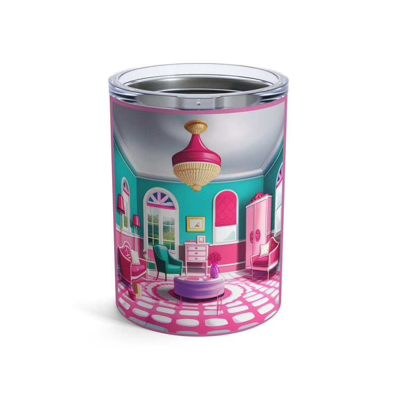 " Doll House"  Design Tumbler 10oz Portable Travel Drinkware