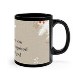 11oz Black Mug Christmas Mug Holiday Season Gift Giving Family Gathering Yuletides Season Family Gifts Christmas Day Cup