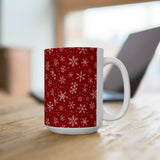 Ceramic Mug 15oz Christmas Mug Holiday Season Gift Giving Family Gathering Yuletides Season Family Gifts Christmas Day Cup