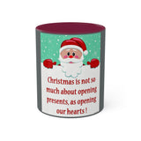 Colorful Mugs, 11oz Christmas Mug Holiday Season Gift Giving Family Gathering Yuletides Season Family Gifts Christmas Day Cup