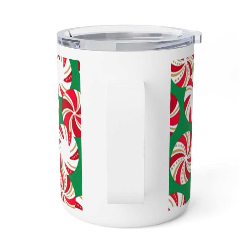 Insulated Coffee Mug, 10oz Christmas Mug Holiday Season Gift Giving Family Gathering Yuletides Season Family Gifts Christmas Day Cup