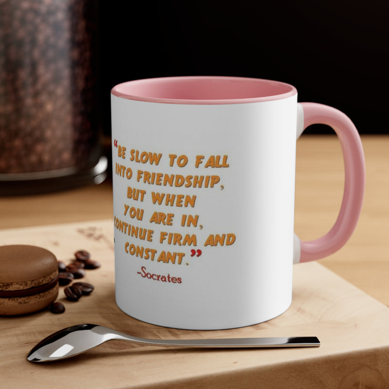 Accent Coffee Mug, 11oz Best Friends Friends For Life Friends For Keeps Friendships Best Of Friend Friend BFF Best Friend For Life Best Friend