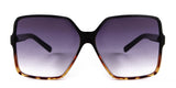 Vintage Oversized Square Sunglasses Women Luxury Big Frame Women Sun Glasses Black Fashion Gradient Female Glasses Shades S381