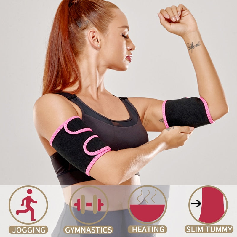 Arm Trimmers Sauna Sweat Band for Women Sauna Effect Arm Slimmer Anti Cellulite Arm Shapers Weight Loss Workout Body Shaper