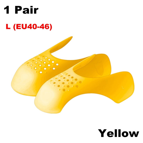 1Pair Anti Crease Shoe Head Protector for Casual Sneaker Anti Wrinkle Shoe Toe Caps Support Stretcher Expander Shoes Protection