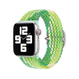 Nylon Braided Solo Loop Strap for Apple Watch Band 38mm 40mm 42mm 44mm Sport Elastics Wristband for iWatch Series 6/5/4/3/2/1/SE
