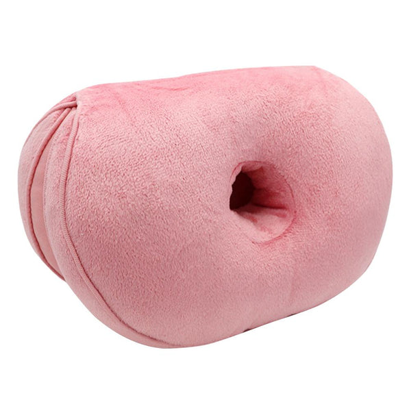 Women Dual Comfort Orthopedic Cushion Pelvis Pillow Lift Hips Up Seat Cushion for Pressure Relief
