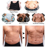 Men Workout Waist Trainer Tummy Slimming Sheath Sauna Body Shaper Trimmer Belt Abs Abdomen Shapewear Weight Loss Corset Fitness