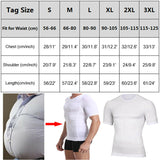 Men's Slimming Shaper Posture Vest Male Tummy Abdomen Corrector Compression Body Modeling Fat Burner Chest Tummy Shirt Corset