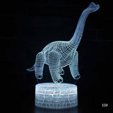 3D LED Night Light Lamp Dinosaur Series 16Color 3D Night light  Remote Control Table Lamps Toys Gift For kid Home Decoration D23