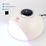 84W Smart UV LED Nail Dryer Lamp 5S Fast Drying 42PCS LEDs Nails Gel Polish Curing Lamp Manicure Machine with Timmer Display
