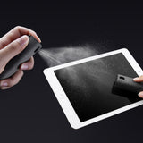 2 In 1 Phone Screen Cleaner Spray Computer Screen Dust Removal Microfiber Cloth Set Cleaning Artifact Without Cleaning Liquid