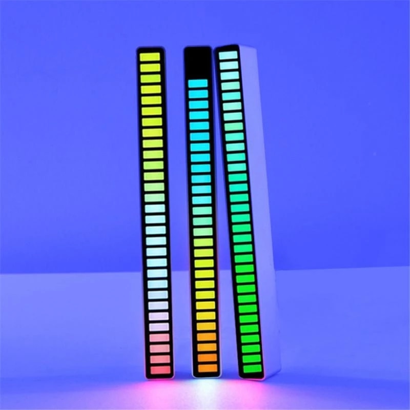 LED Light Bar Ambient RGB Sound Control App Control Pickup Voiceactivated Rhythm Lights Color Ambient Car Party Lamps of Music