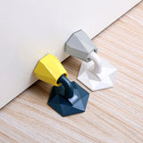 Mute Non-punch Silicone Door Stopper Touch Toilet Wall Absorption Door Plug Anti-bump Door Holder Gear Gate Resistance Door Stop