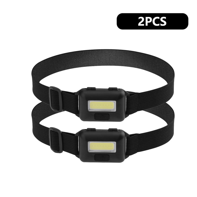 Mini COB LED Headlamp 3 Modes Waterproof Headlight Head Flashlight Torch Lanterna For Outdoor Camping Night Fishing