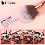 DUcare Professional Makeup Brushes 8-27Pcs Makeup Brush Full Set Foundation Eyeshadow Powder Synthetic Goat Hair Cosmetics Brush