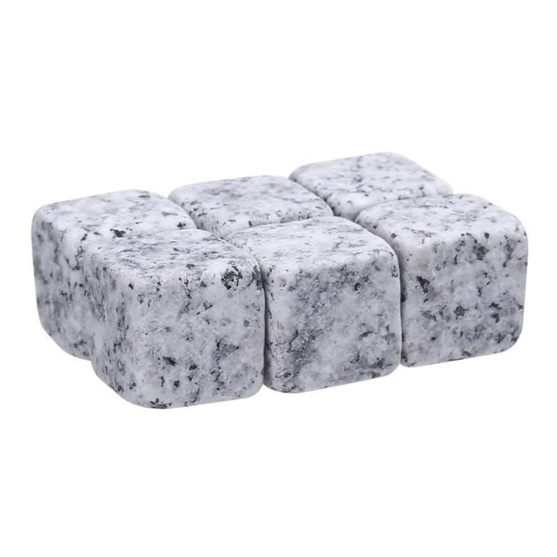 6Pcs Marble Cubes Whiskey Drinks Chilling Ice Stone Bar Cocktail Accessories  Wedding cooling drinks Ice Bags