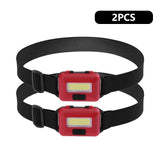 Mini COB LED Headlamp 3 Modes Waterproof Headlight Head Flashlight Torch Lanterna For Outdoor Camping Night Fishing