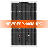 DOKIO 18V 16V 100W Flexible Solar Panels 300W Waterproof Monocrystalline Solar Panel Camping RV Home Charge 12V DFSP-100M