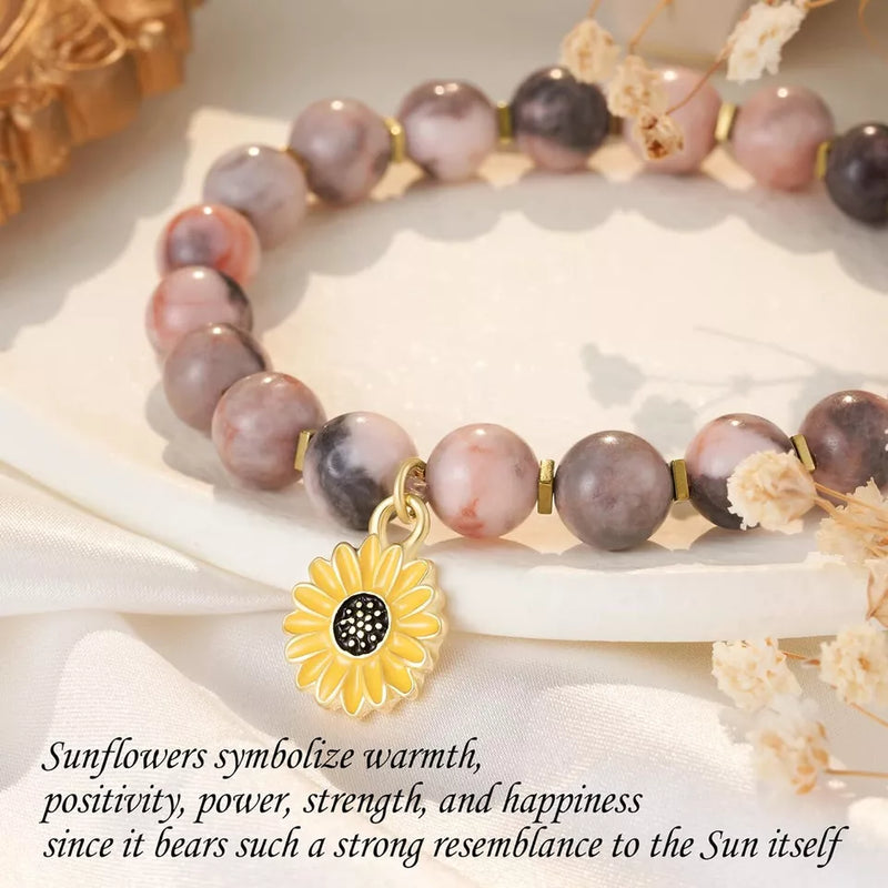 NWT Sunflower Bracelets Gifts for Women Girls Valentines Day Ideas for Daughter