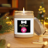 " Dog Mom " Design Scented Candles, 9oz Holiday Gift Birthday Gift Comfort Spice Scent, Sea Breeze Scent, Vanilla Bean Scent Home Decor