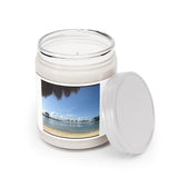 Beautiful " Beach View " Design Scented Candles, 9oz Holiday Gift Birthday Gift Comfort Spice Scent, Sea Breeze Scent, Vanilla Bean Scent Home Decor
