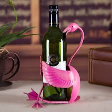 Flamingo Sculpture Practical Wine Bottle Holder