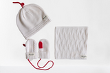 Limited Edition Cashmere Collection includes a scarf, hat & gloves