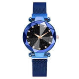 3pcs Ladies Magnetic Starry Sky Clock Luxury Women Watches Fashion Diamond Female Quartz Wristwatches