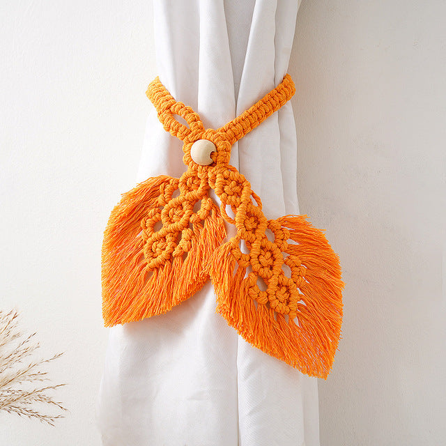 3pcs Macrame Room Decoration Curtain Tieback Rope Home Decoration and Accents