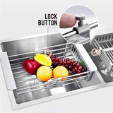 50% OFF Retractable Stainless Steel Sink Drainer Rack