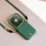 Mini Cooling Foldable Neck Hanging Fan Portable USB Charging