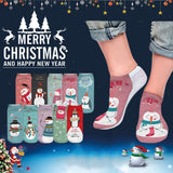 3pcs Women's 1 Pair Christmas Design Socks