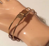 FREE with $29 Purchase. Brand New Pink Gold Tone Bracelet. Women's Fashion Accessories