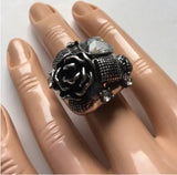 Brand New Adjustable Ring Silver Rose Fashions Jewelry - Findsbyjune.com