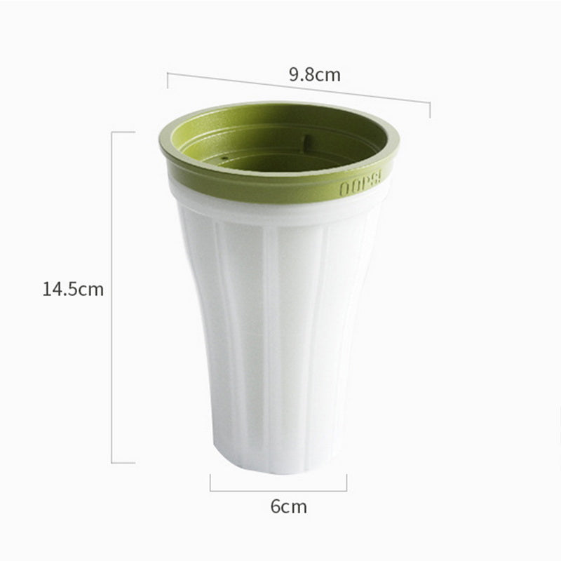 3pcs Quick-frozen Smoothies Slushy Cup 150ml Capacity Durable Soft and Safe