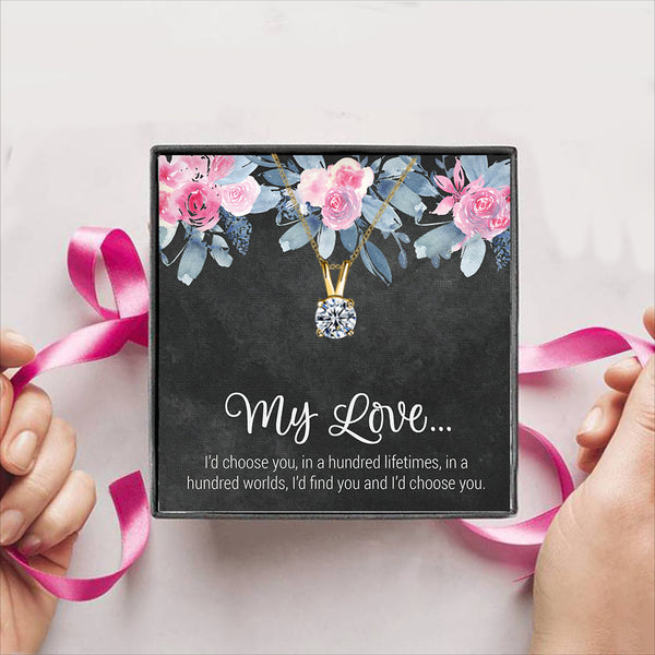 My Love… Gift Box + Necklace (5 Options to choose from)