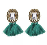 New Tassels Earrings Gem Beads. Women's Fashion Jewelry