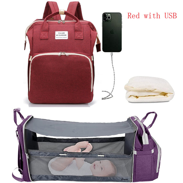 Portable Baby Nappy Changing Bed Bag
