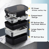 304 Stainless Steel Lunch Box for Kid New Single Layer or Double Layers Bento Box for Student Food Container Case for Office New