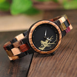 Natural Wooden Unique, Analog, Quartz Watch