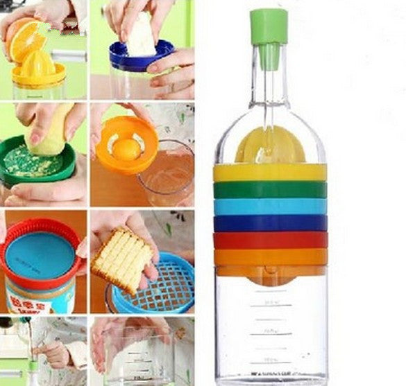 3pcs 8 in 1 Ultimate Kitchen Bottle - all-in-one kitchen gadget