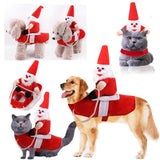 Trendy, New and Bright Color Pet Cowboy Rider Dog and Cat Costume Clothes