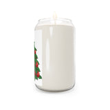 "Christmas Tree " Design Scented Candle, 13.75oz Holiday Gift Birthday Gift Comfort Spice Scent, Sea Breeze Scent, Vanilla Bean Scent Home Decor