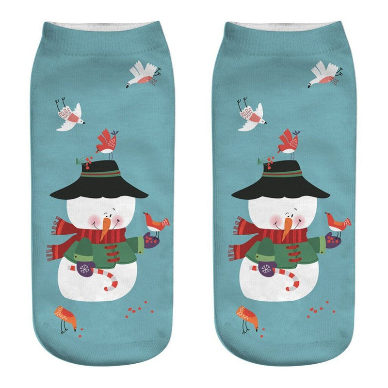 3pcs Women's 1 Pair Christmas Design Socks
