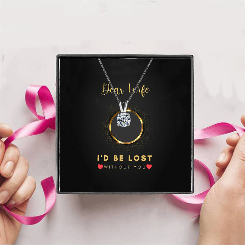 50% OFF " Dear Wife " Gift Box + Necklace (Options to choose from)